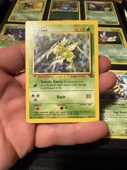 Scyther 26/64 Jungle-Unlimited Edition Regular Pokemon 1999 Tcg Card - Image 1