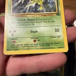 Scyther 26/64 Jungle-Unlimited Edition Regular Pokemon 1999 Tcg Card - Image 4