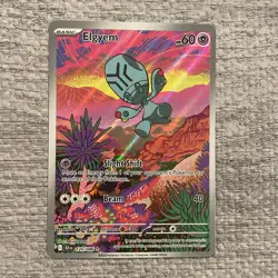 Pokemon TCG Elgyem Card Illustration Rare Sv: Black Bolt 120/086 NM Condition - Image 1