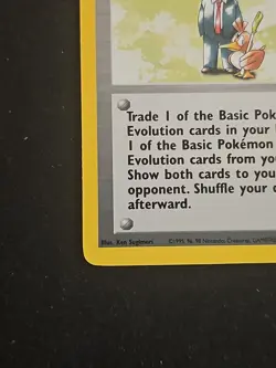 Pokemon TCG Trainer Base Set Pokemon Trader 77/102 Regular Card Unlimited RareLP - Image 5