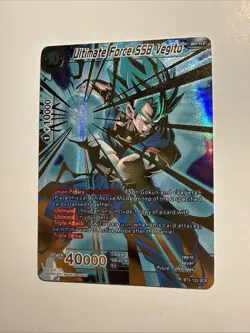 Dragon Ball Super Card BT2-123 SCR Ultimate Force SSB Vegito - Image 3
