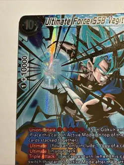 Dragon Ball Super Card BT2-123 SCR Ultimate Force SSB Vegito - Image 4