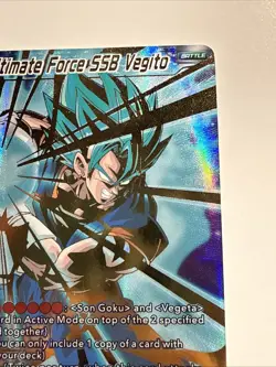 Dragon Ball Super Card BT2-123 SCR Ultimate Force SSB Vegito - Image 5