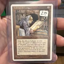 Library of Leng MTG 4th Edition Near Mint/Mint (NM/NM) - Image 1