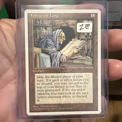 Library of Leng MTG 4th Edition Near Mint/Mint (NM/NM) - Image 1