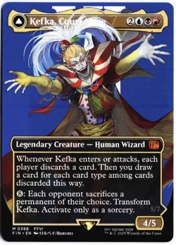 Kefka, Court Mage (0398) (Borderless) M FINAL FANTASY 398 NM - Image 1