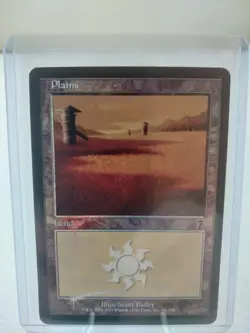 MTG Magic the Gathering Plains (341) (foil) 7th Edition LP - Image 1