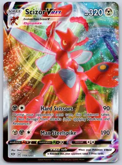 Scizor VMAX 119/189 (NM) - SWSH03: Darkness Ablaze - Ultra Rare - Pokemon TCG - Image 1