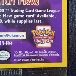 1999 SEALED "Catch Mew" Pokemon Electabuzz BLACK STAR PROMO Movie WB Stamp - Image 3