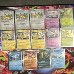 Pokemon Eeveelution Holo And Reverse Holo Lot - NM - Image 1