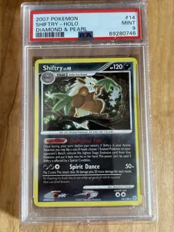 2007 Pokemon Shiftry HOLO #14 PSA 9 Diamond & Pearl - Image 1