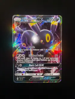 Umbreon GX Ultra Rare SM Base Set 80/149 NM Pokemon TCG - Image 1