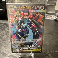 Pokemon Mega Charizard X EX 023 Me: Mega Evolution Promo Holo Promo Card 360 HP - Image 1