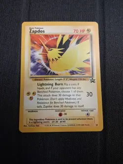 Pokemon Zapdos #23 Black Star Promo WOTC NM Fast Ship - Image 1