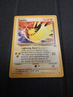 Pokemon Zapdos #23 Black Star Promo WOTC NM Fast Ship - Image 2