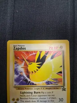 Pokemon Zapdos #23 Black Star Promo WOTC NM Fast Ship - Image 3