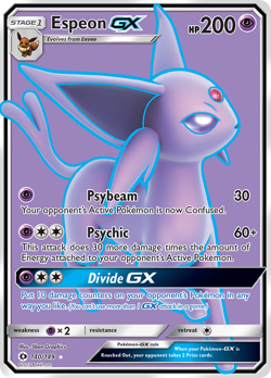 Espeon GX (140/149) Sun & Moon: Base Set​ - Near Mint Holofoil Pokemon TCG - Image 1