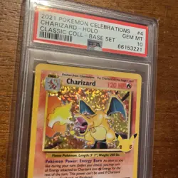 Pokemon Charizard Celebrations 4/102 Classic Holo Rare PSA 10 GEM MINT - Image 3