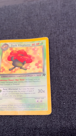 Pokemon TCG Dark Vileplume 13/82 Team Rocket 1st Edition Holo MP - Image 2