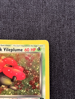 Pokemon TCG Dark Vileplume 13/82 Team Rocket 1st Edition Holo MP - Image 5