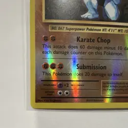 Pokemon TCG Machoke 58/108 90 HP Uncommon Reverse Holo Evolutions English - Image 4