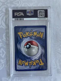 PSA 7 NM Hitmonchan 007/102 Base Set Holo Pokemon 1999 Near Mint - Image 2