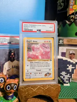 2000 Pokemon Koga's Ditto, Gym Challenge PSA 9 #10/132 Mint, Swirl 💫 - Image 1