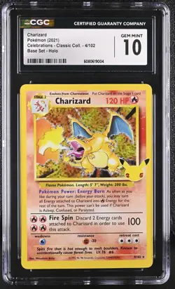 ✨CGC 10 Sequential✨ Pokemon TCG: Celebrations 25th: Charizard Blastoise Venusaur - Image 5