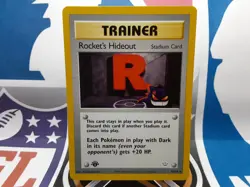 🔥2000 Pokemon 1st Edition Neo Revelation Rocket's Hideout #63/64 - Image 1