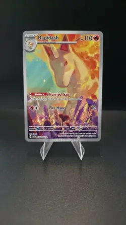 Rapidash 189/182 Sv10: Destined Rivals Illustration Rare Holo Pokemon NM - Image 1