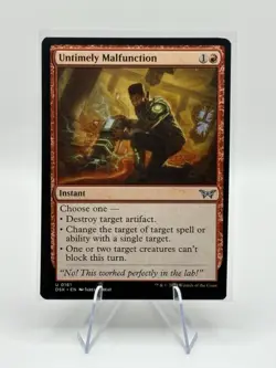 Untimely Malfunction - Duskmourn (DSK) - MTG Uncommon #161 | Regular Card - Image 2