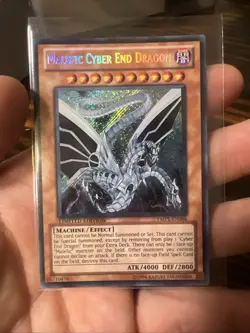 Yugioh Malefic Cyber End Dragon YMP1-EN004 Secret Rare Limited Edition NM/M - Image 1