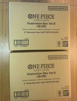 2x Factory Sealed Cases, One Piece Illustration Box Vol.5/Vol.6 (IB-05/IB-06) - Image 1