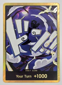 One Piece CCG DON!! Card (GEAR5 Luffy Gold PRB-02) ENGLISH Foil NM - Image 1
