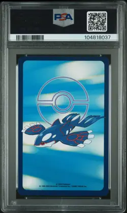 2003 Pokemon Sapphire Playing Card Azurill 7 of Hearts PSA 10 - Image 2