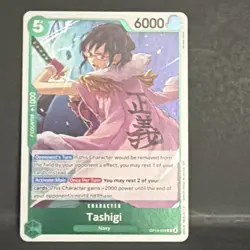 Bandai One Piece CCG Tashigi OP14-029 Character Card 6000 Power 5 Cost - Image 1