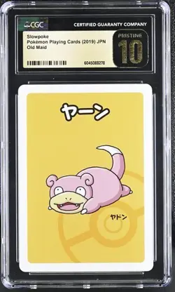 ✨✨ CGC 10 Pristine Slowpoke Old Maid 2019 Japanese Pokemon Card - Image 1