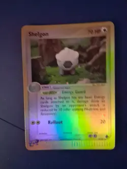 Shelgon 41/97 2003 EX Dragon Pokemon Card TCG Yuka Morii Reverse Holo LP+ - Image 1