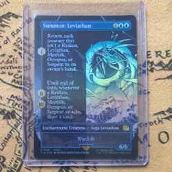 Summon: Leviathan (Borderless) R 361 Foil Final Fantasy MTG Card NM - Image 1