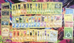Pokemon vintage WOTC lot. 54 cards MP - HP - Image 1