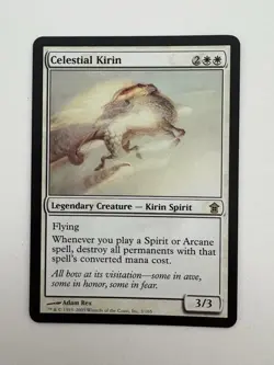 Celestial Kirin MTG Magic the Gathering Card NM Near Mint SOK - Image 1
