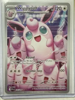 Wigglytuff 105/094 Pokemon Card TCG Phantasmal Flames Holo NM Illustration Rare - Image 1