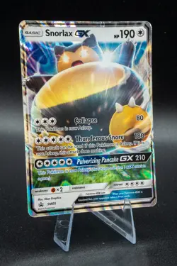 Pokemon TCG Snorlax GX SM05 Full Art Ultra Rare Holo Card Sun & Moon Promo MP - Image 1