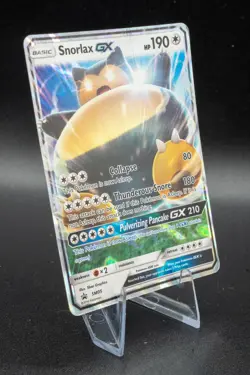 Pokemon TCG Snorlax GX SM05 Full Art Ultra Rare Holo Card Sun & Moon Promo MP - Image 4