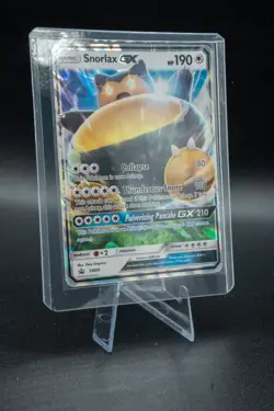 Pokemon TCG Snorlax GX SM05 Full Art Ultra Rare Holo Card Sun & Moon Promo MP - Image 5