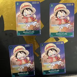 Monkey D Luffy P-037 1st Anniversary Tournament STAMP Promo Holo One Piece Card - Image 1