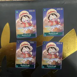 Monkey D Luffy P-037 1st Anniversary Tournament STAMP Promo Holo One Piece Card - Image 3