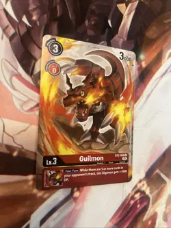 Digimon BT2-009 Guilmon Tamer's Card Set 1 Alt Art NM - Image 1