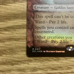 Hexing Squelcher (Showcase) Magic the Gathering Lorwyn Eclipsed Rare 317 - Image 5