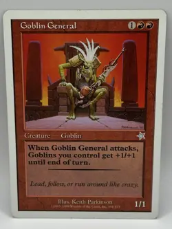 MTG 1999 Starter 1999 - #101 Goblin General - Image 1